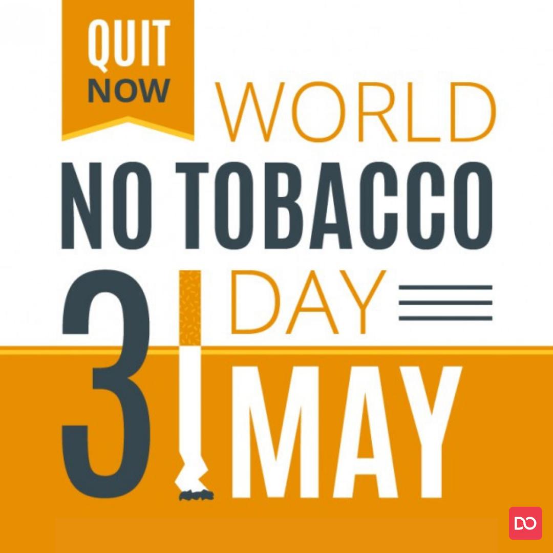 Make everyday World No Tobacco Day!
#QuitSmoking #LiveSmokeFree #NoTobacco #WorldNoTobaccoDay