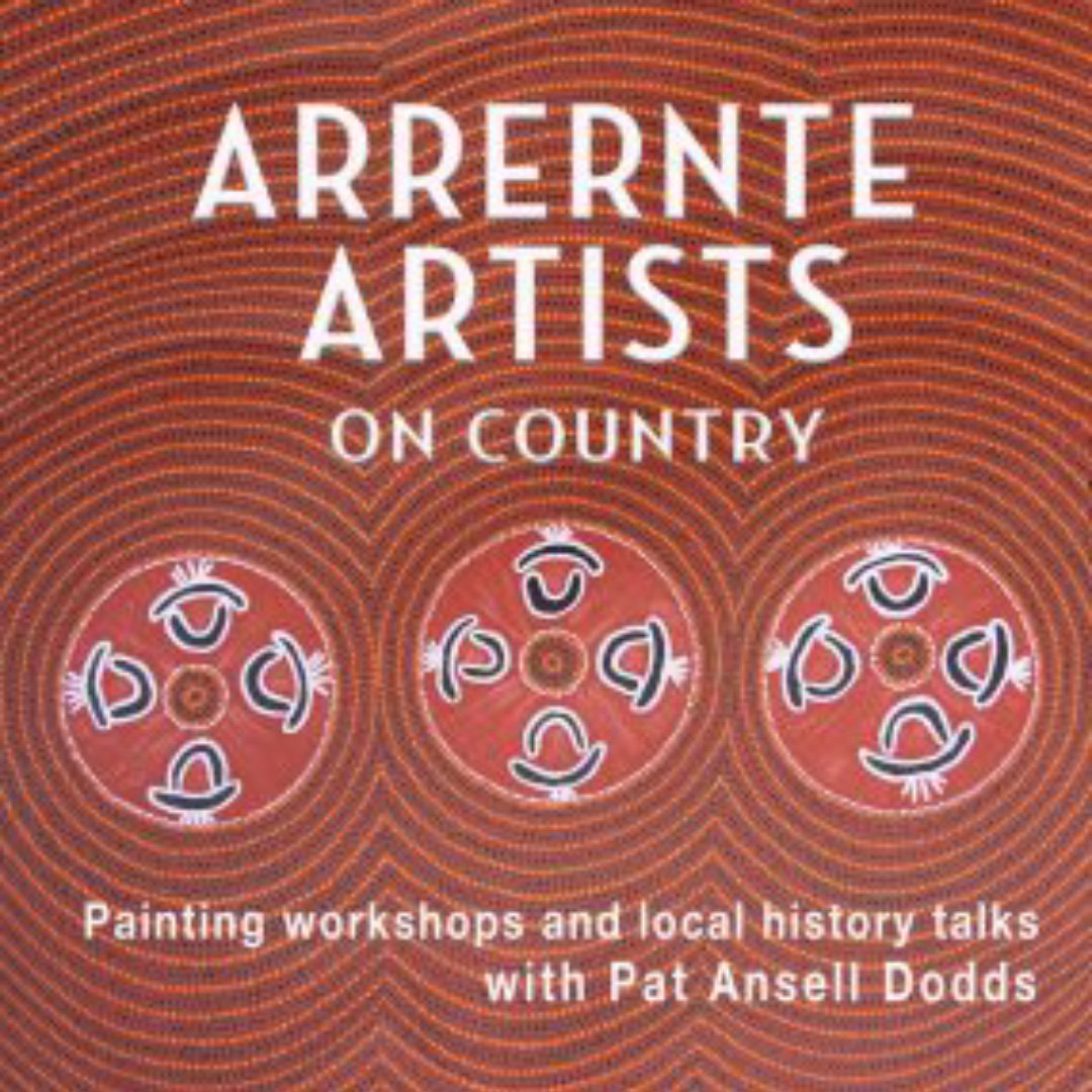 redHOTarts's tweet photo. Join renowned Arrernte artist, Pat Ansell Dodds, in this free painting workshop. You may have seen her works projected onto the Sydney Opera House and our beautiful ranges here for Parrtjima Australia. Each Wed - Sat 9.30 - 1, Adelaide House. #LiveAlice #redhotarts #arrernte https://t.co/oWJAwZ61al