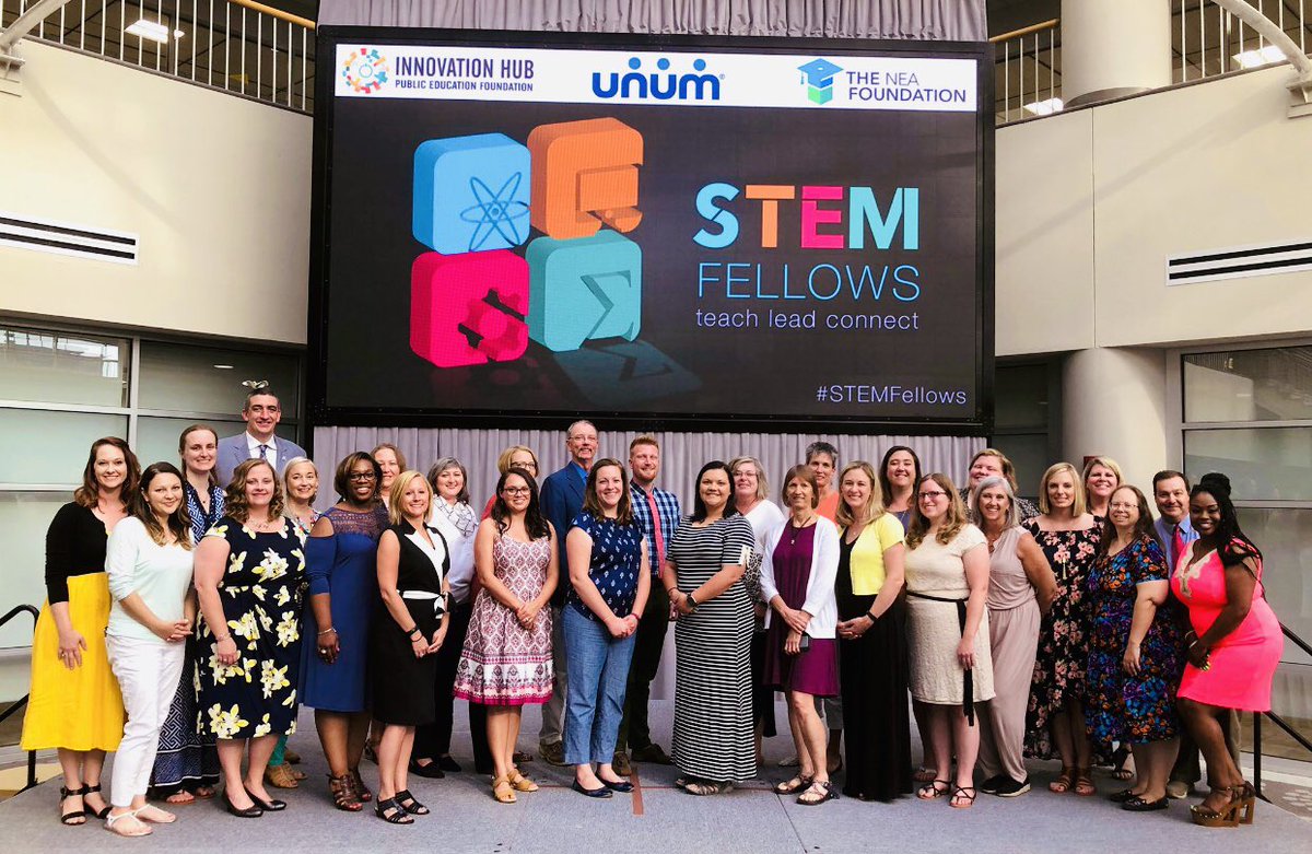 nikkicrussell17's tweet photo. What a fantastic experience being a part of this group of teacher leaders with PEF @STEMFellows Cohort 7!  Sad it’s over but glad to have a network of rockstars throughout the district to continue collaboration.  Thanks @PEFinnovation &amp; @CoachStone12 for this opportunity! https://t.co/KvUhOcYCMw