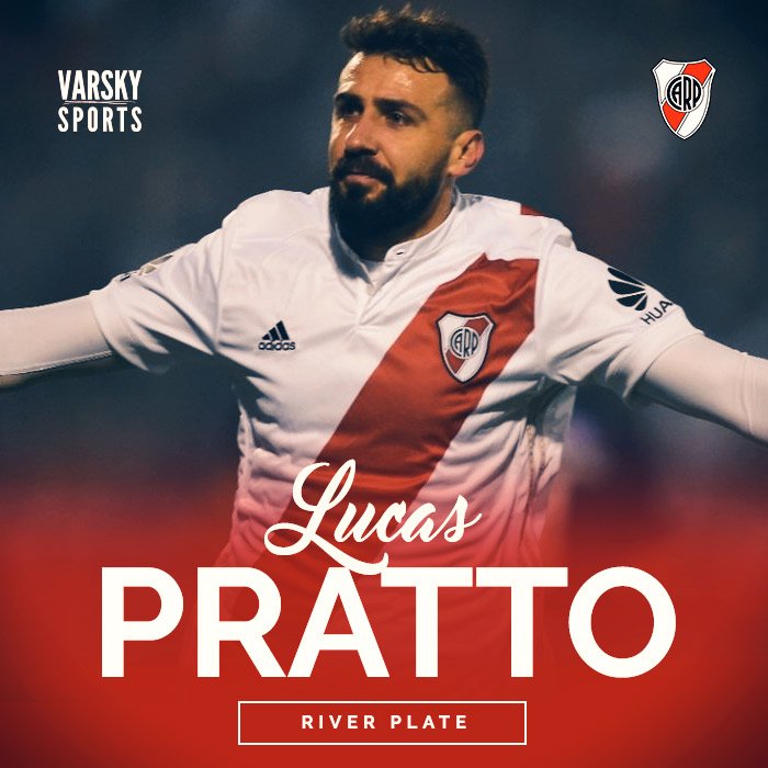 VSportsTM's tweet photo. Pratto es el refuerzo más barato de la historia de River. Una ganga. https://t.co/eYdd9E8n5b