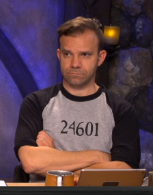 MPinvisible8's tweet photo. Tuning in to #CriticalRole a little late tonight.
@samriegel's ... wardrobe? - is confusing without context, but not at all surprising.
@VoiceOfOBrien, on the other hand, is - equally unsurprisingly - my attire hero. 😍

#AtTheEndOfTheDay #WhyWeGeek https://t.co/2gS3QT0U0c