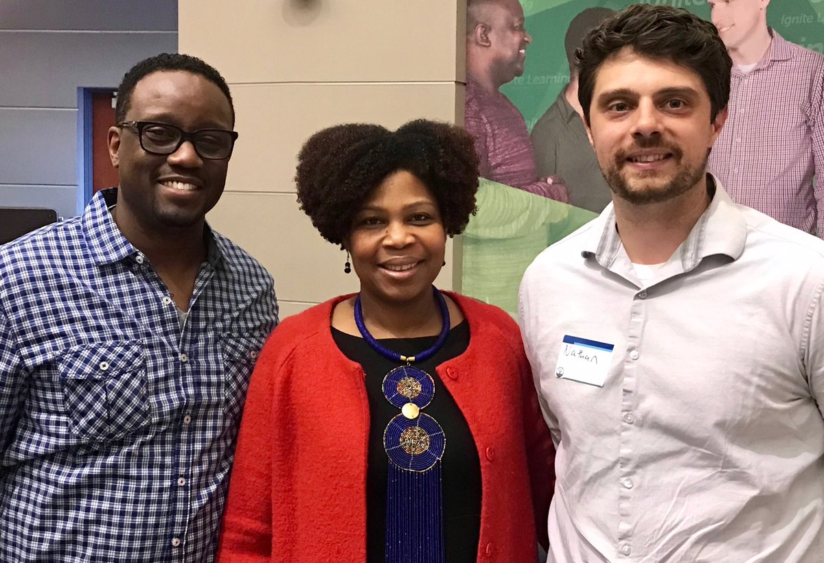 DDSBLeadership's tweet photo. Great turnout at our final Aspiring Leaders event of the year. Special thanks to our keynote speakers Greg, Aisha and Nathan from Leadership Durham, a community organization dedicated to leadership development. https://t.co/65NL17RGyG