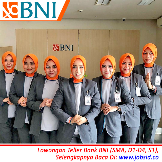 Info Lowongan Kerja Twitterissa Lowongan Teller Bank Bni Bank Bumn Terbuka Untuk Sma Sederajat D1 D4 S1 Semua Jurusan Mei Juni 19 Syarat Lokasi Cara Melamar Baca Di T Co Ztqhvgdk8t T Co Ovn4tkoemf