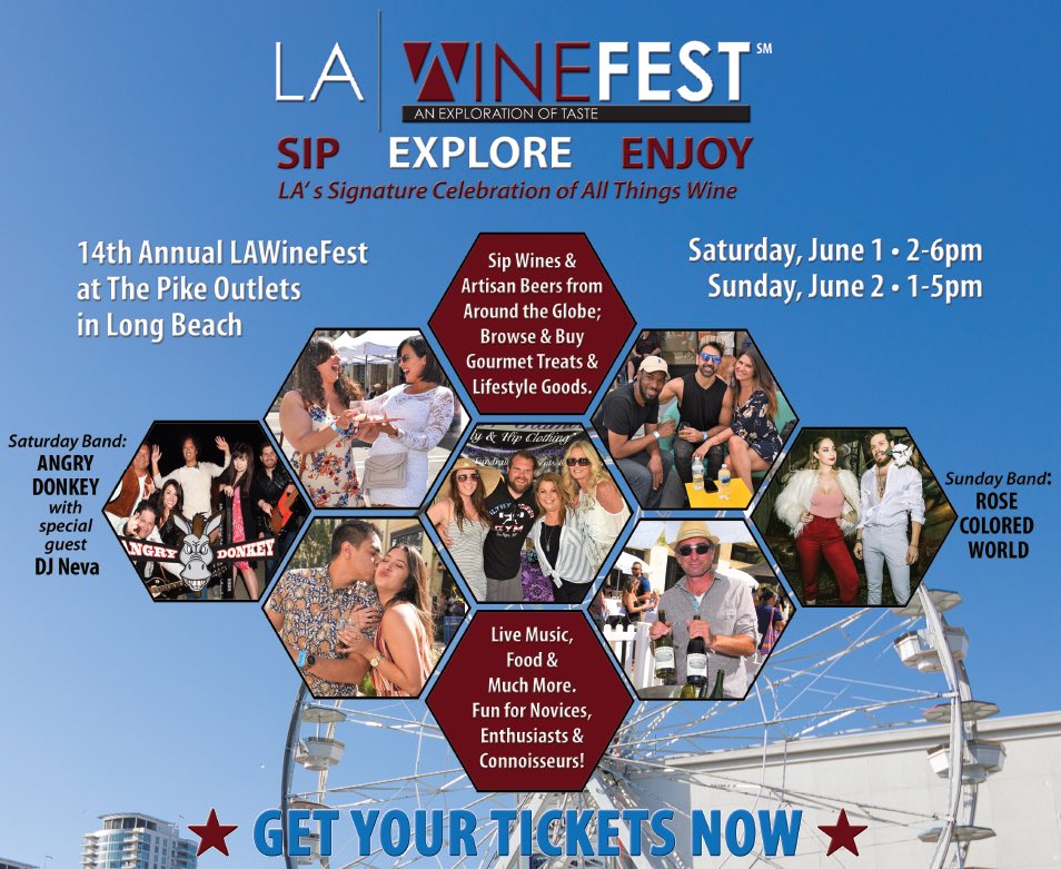 Wine, beer, gourmet bites, and live music at the Pike Outlets this weekend! Get $20 off your <a href="/LAWineFest/">LAWineFest</a> tickets with promo code LBPLF19. Using the code will donate 60% of your ticket purchase to support Library Foundation programs. bit.ly/2VXUDSY