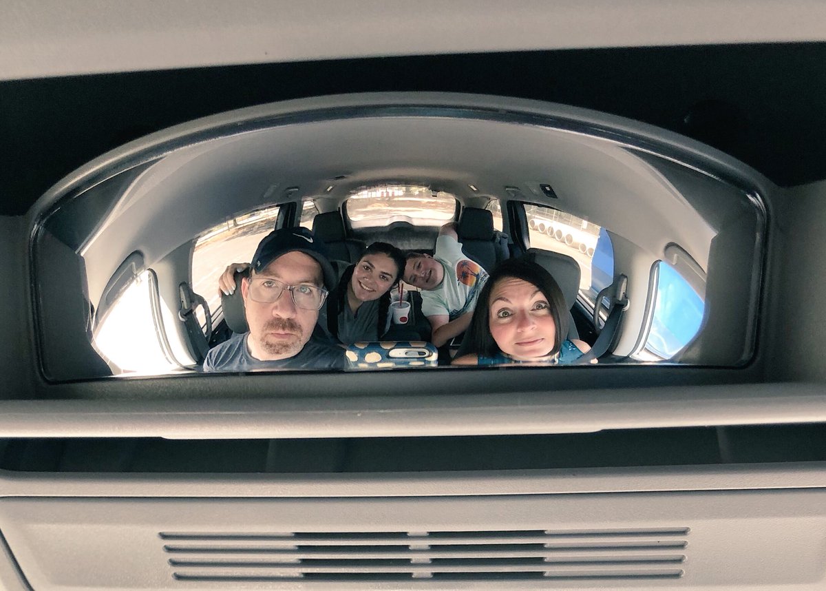 CaptSarahNelson's tweet photo. During this car ride, my son said he preferred I get a tattoo, rather than get pregnant.  ☠️ https://t.co/Mck1XFtH9E