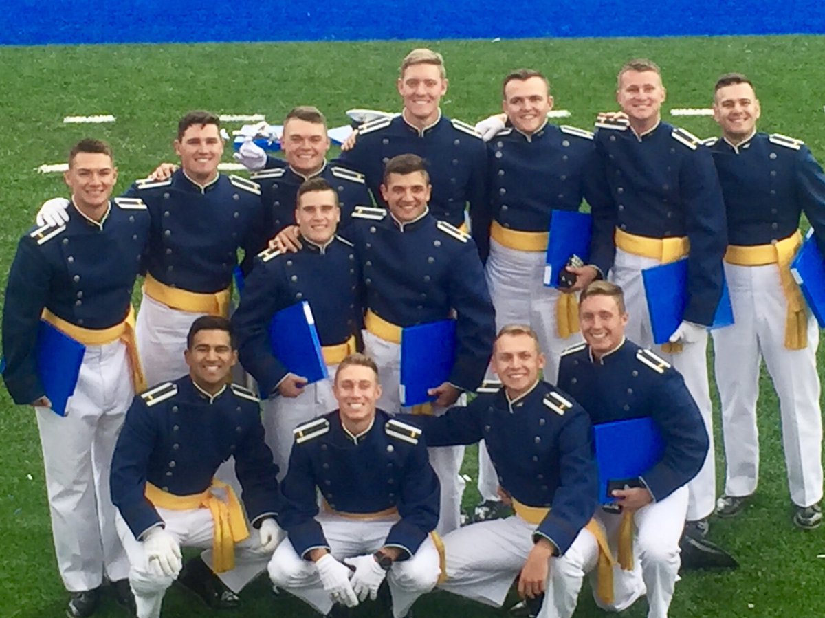 Class of 2019, “You are dismissed!” This is the greatest day at AFA!   Baseball Cadets; 3 Euro NATO Pilot Training, 9 Pilot Training., 1 Special Warfare, and 1 Logistics. #2ndLieutenants