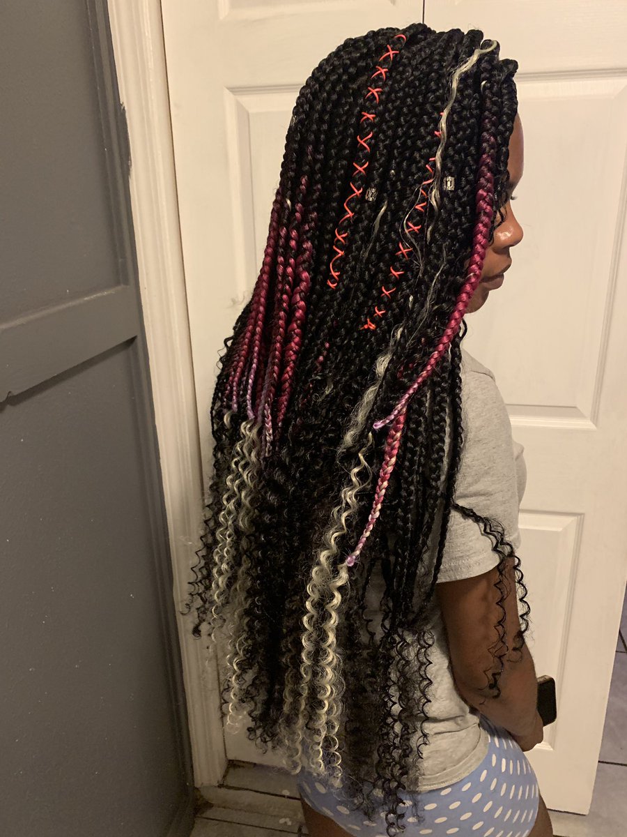 Torii_Moniique's tweet photo. WHO’S YOUR BRAIDER?🗣 Goddess Box Braids W/ Custom Colors By Me #TouchedByTori #BookWithTorr ALL APPTs MUST BE DONE ONLINE! https://t.co/gYgU5BPcfz