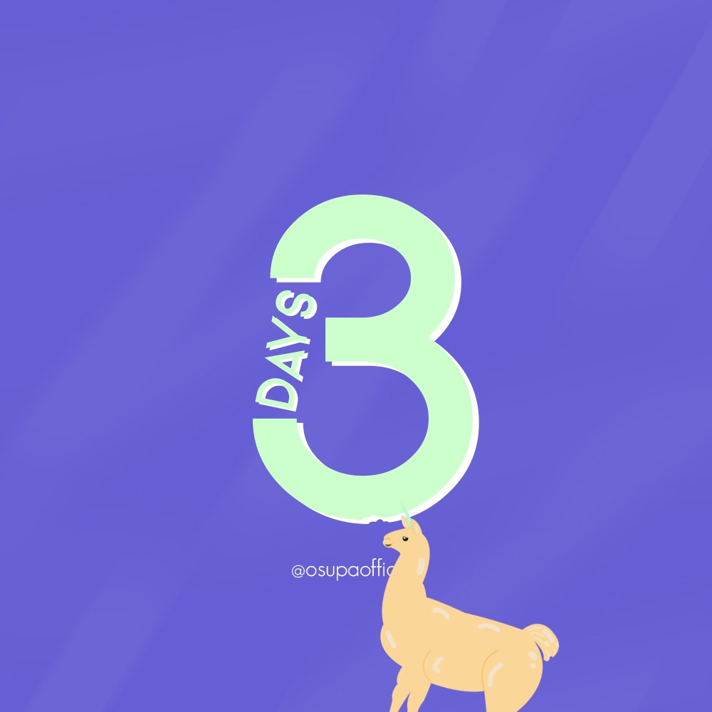 It's so close, I can almost taste it! Well, this llamacorn did in fact... Anyway, we have a newsletter filled with special insights, freebies and exclusive offers coming very soon. Sign up on launch day via our website, we wouldn't want you to miss out! ✉️ #osupastore