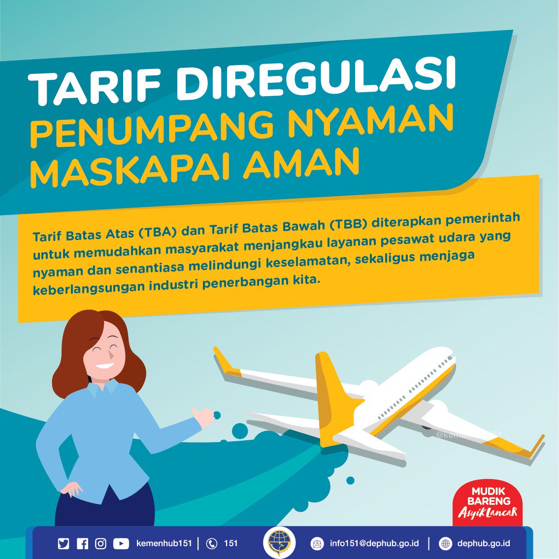 kemenhub151's tweet photo. #KawulaModa, dinamika harga telah diantisipasi pemerintah melalui regulasi atas tarif dalam rangka melindungi masyakarat dan konsumen.

@djpu151

#PenghubungIndonesia
#MudikSelamatGuyubRukun
#MudikBerkeselamatan
#KerjaBerkahRamadan
#MudikBarengAsyikLancar https://t.co/ZZ6ulp26XE