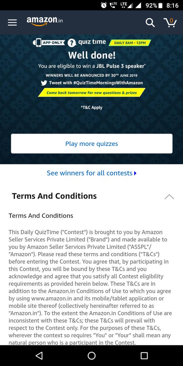 jbl pulse 3 amazon quiz