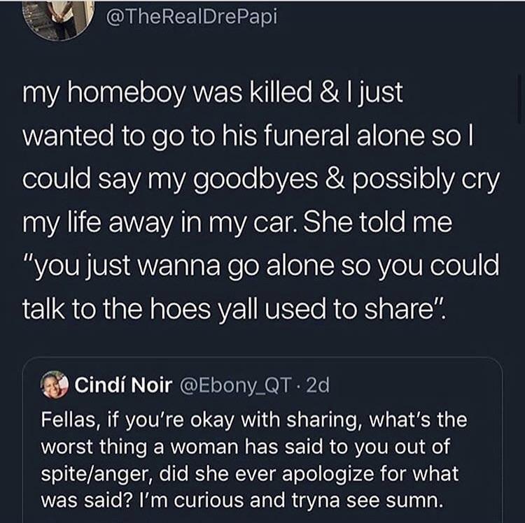 BLVCKESTVVITTER's tweet image. Smh he deserves better