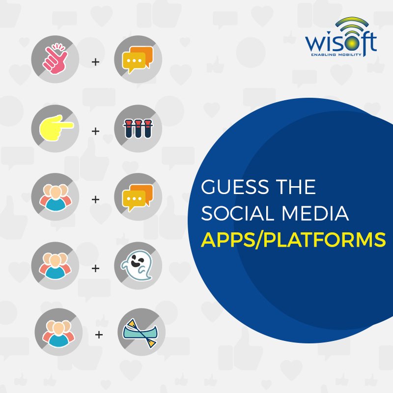 wisoftsolutions's tweet image. We've used them, heard about them and have played a major role shaping their growth &amp;amp; popularity. 

Can you find the names of these social media apps and platforms? #SocialMedia #GuessTheNames #DigitalUsers #WisoftSolutions #UAE