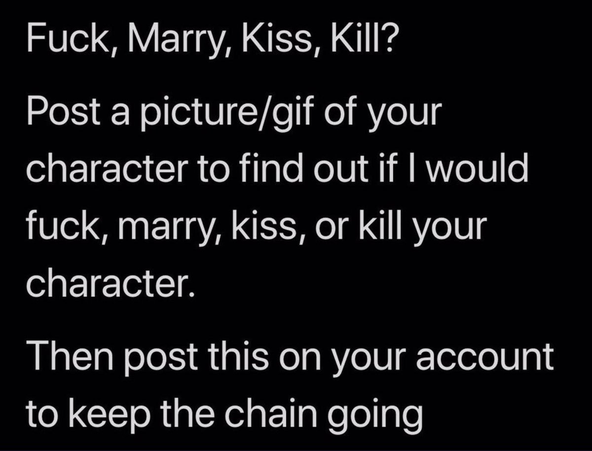 // Will get to replies when I can make some good ones💋