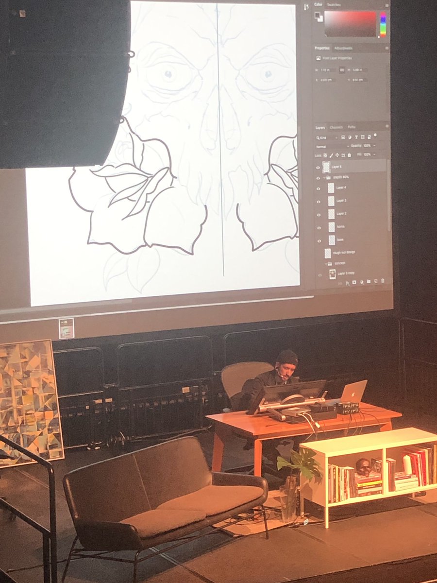 Learning something different to the usual... surrounded by designers all I want to do is grab some pencils and make something! 🖼 #TDCBNE19 #designconference #rightbrain