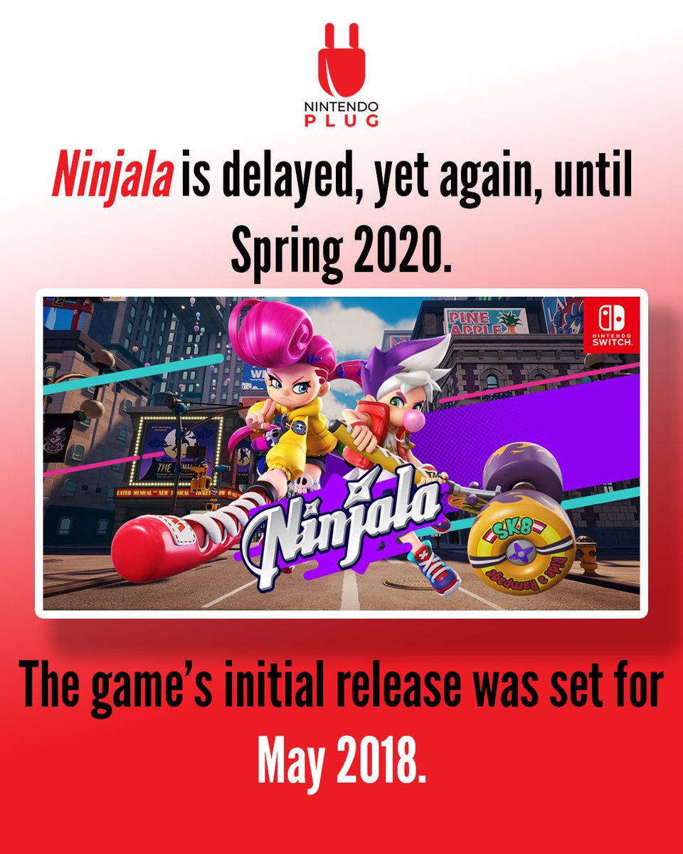 The long-awaited “Ninjala” has been delayed yet again, this time until Spring 2020.❗️

It seems to be a fun new game with a unique spin and interesting visuals. 🔌

Are you starting to lose hope in the release of this Switch title?
