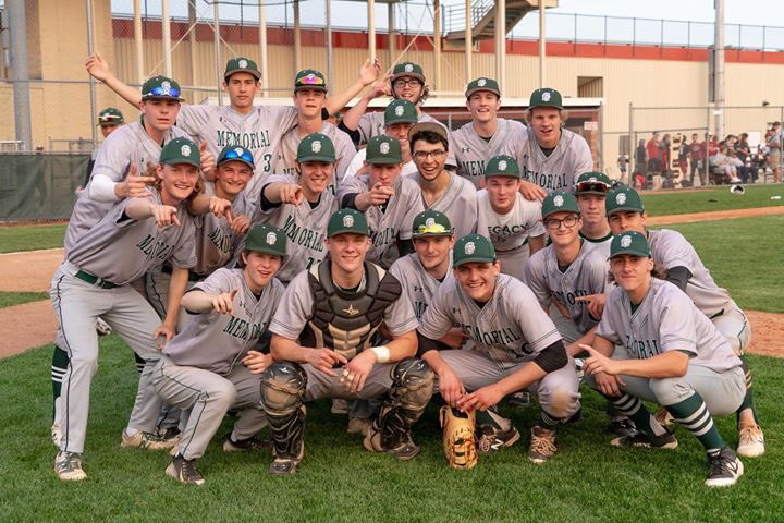 These are the faces of one happy team! Great job Spartan baseball defeating Middleton, 9-5 in regional playoffs. On to Sectionals Tues. 10:00 vs. Verona at Middleton! Fill the stands again Spartan fans!!! <a href="/SpartanJmm/">JMMSpartan</a> @JMMBaseball