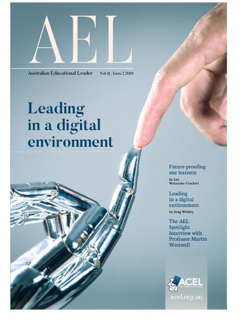 DebbiSundy's tweet photo. So proud of this issue of the AEL Journal - Leading in a digital environment. Some great articles - check them out here: https://t.co/Zyq0hkFXTg https://t.co/EXrdsazIyo