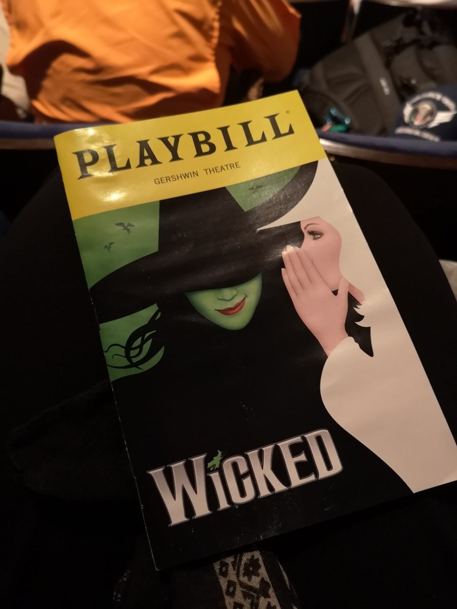 WICKED at the Gershwin Theatre 🎭 #NYCHuskies <a href="/HumberviewArts/">Humberview Arts Dept</a> <a href="/HumberviewDAC/">Humberview DAC</a>