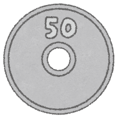 acclinker001's tweet photo. 【画像】自動販売機からめっちゃ変な50円玉出てきたんやけどこれなんや？ https://t.co/BsUYZj7T2a https://t.co/am5Pz98Etp