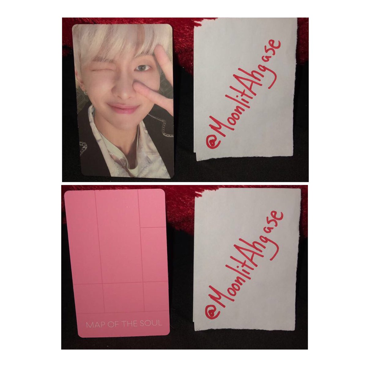 MoonlitAhgase's tweet image. WTT:BTS 
Have: pictured below
Want: respective Jimin PCs 
From: USA
Worldwide: Yes
#BTS #BTSpcs #WTTBTS #BTStrade #BTSARMY #ARMY