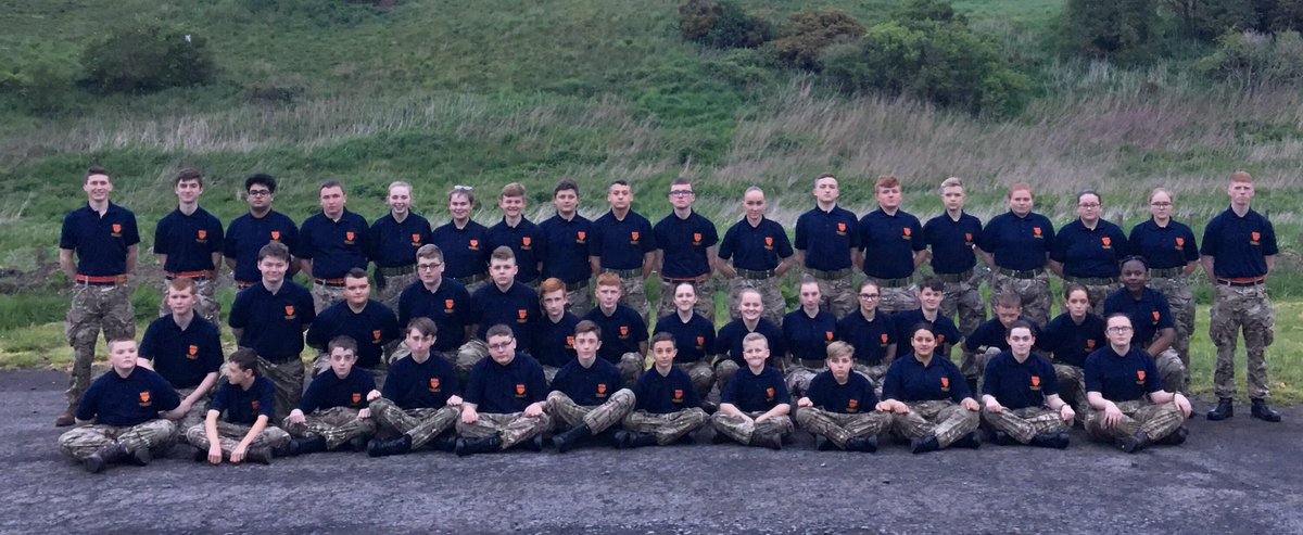 NorthumbriaACF's tweet photo. All fed (bright eyed!) waiting for the transport. #earlyoclock @ArmyCadetDDay75 @ArmyCadetsUK @heron_graeme https://t.co/GbZP8IfqEj