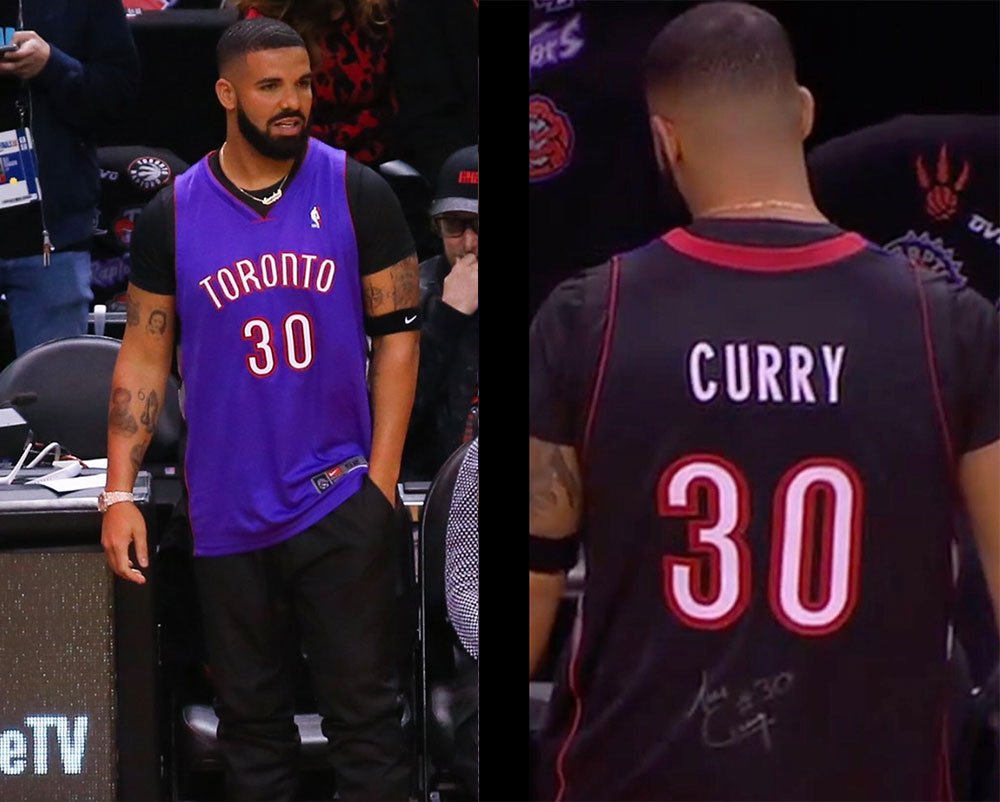 drake jersey curry