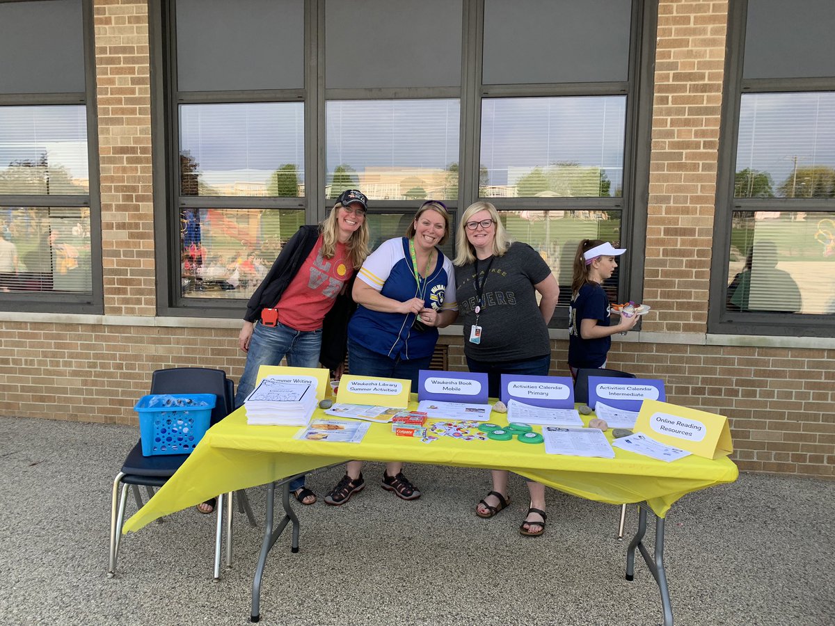 Wonderful kids, wonderful teachers, wonderful picnic, wonderful school! Thank you <a href="/waukeshalibrary/">Waukesha Public Library</a> and <a href="/RiverGlenChurch/">RiverGlen</a> for the food and books and kindness!!