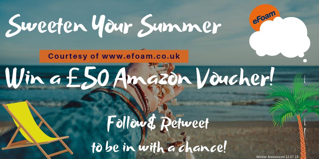 efoam's tweet photo. eFoam are back with another fantastic competition for you all! 🌞🌞🌞
Simply #Follow us &amp; #Retweet to enter, share with your friends too! #FreebieFriday #freebies #Competition #giveaway #FridayMotivation  #FridayFeeling #prize #entertowin #win #goodies #AmazonGiveaway #summer https://t.co/NH6JgMTdH3