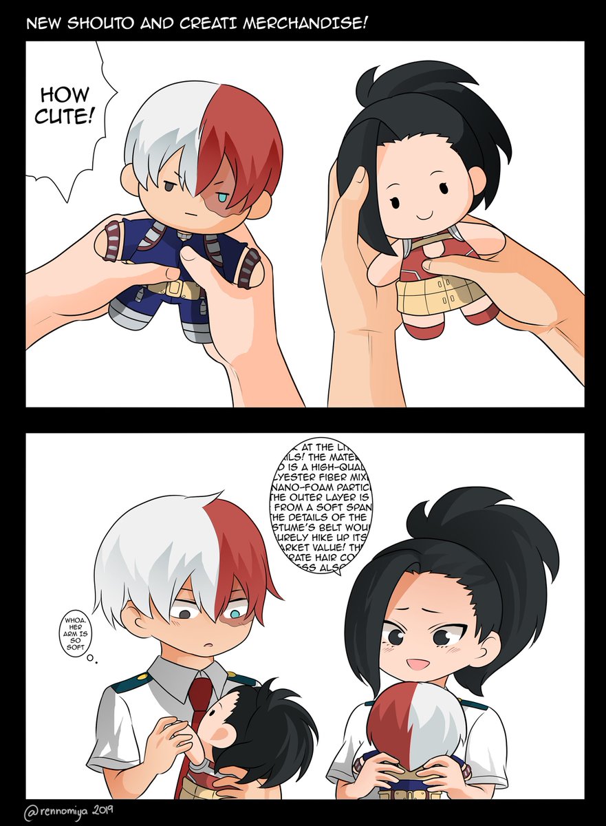 Todoroki and Yaoyorozu meet Momo and Shouto??

#todomomo #轟百 #bnha 