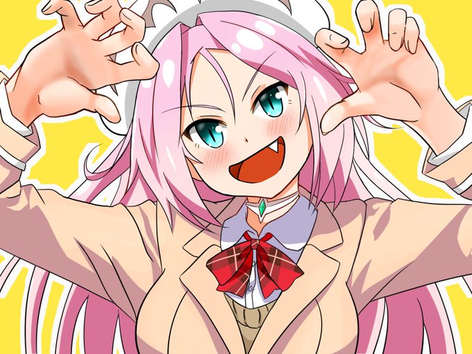 #Nitroplus 
#恋するドラゴン
#格ゲーキャラ描こうぜ
がおーーーー! 