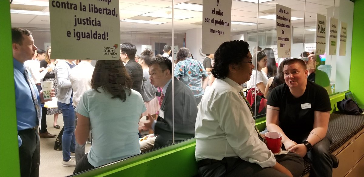 TheTaskForce's tweet image. All month we have honored LGBTQ + API trailblazers. Their stories and pictures are featured at our DC Headquarters. #QueerAsians #APIHeritage