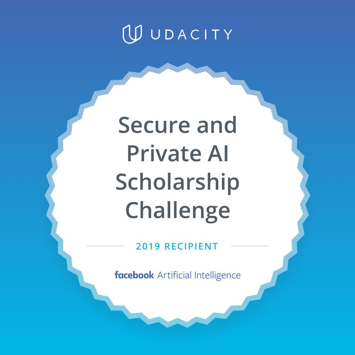 PlacideLunis's tweet photo. @udacity Thank you very much for the Secure and Private AI scholarship, Can't wait @iamtrask and federated learning with @facebookai #UdacityFacebookScholar https://t.co/dDRpMLoE0G