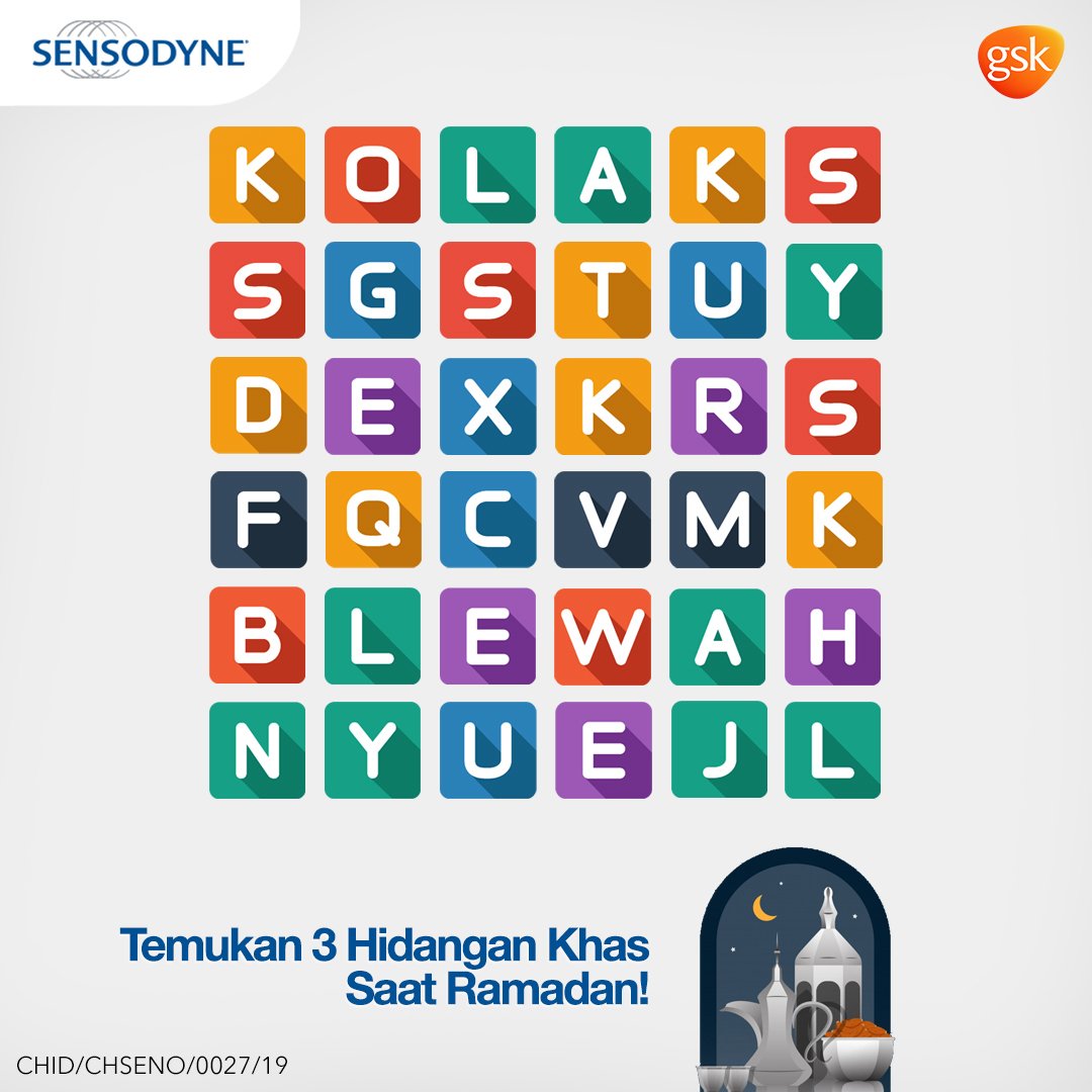 GigiNgilu's tweet photo. Yuk temukan 3 jenis hidangan yang wajib ada saat bulan puasa pada gambar di bawah ini! Share jawaban kamu di kolom komentar dan jangan lupa tag temanmu juga buat ikutan ya :D Ada hadiah menarik buat 10 pemenang beruntung lho! #SensodyneID #SensodyneRamadhan #BeraniLawanDingin https://t.co/rdsaB8fbdh