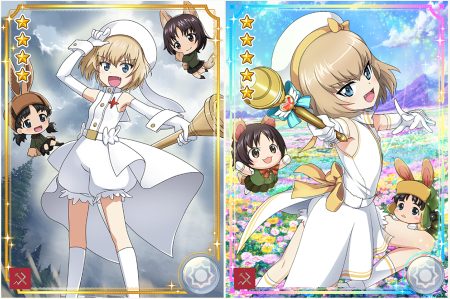 カチューシャ&愛里寿　サインセット ☆ガルみん 速報☆ 魔法少女の愛里寿＆カチューシャ 遂にｷﾀ━━━━(ﾟ