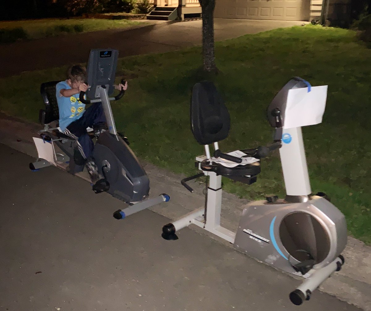 Barnacules's tweet photo. How to donate exercise equipment without a truck 😉 Throw it on the curb with a “Free” sign on it. Longest anything has survived out there is 2 days including a used toilet just to prove it would disappear 🤣 #RedneckGiveaway #ExerciseForFree #HomeGym #NotMyExercise https://t.co/rK8urhYZmV