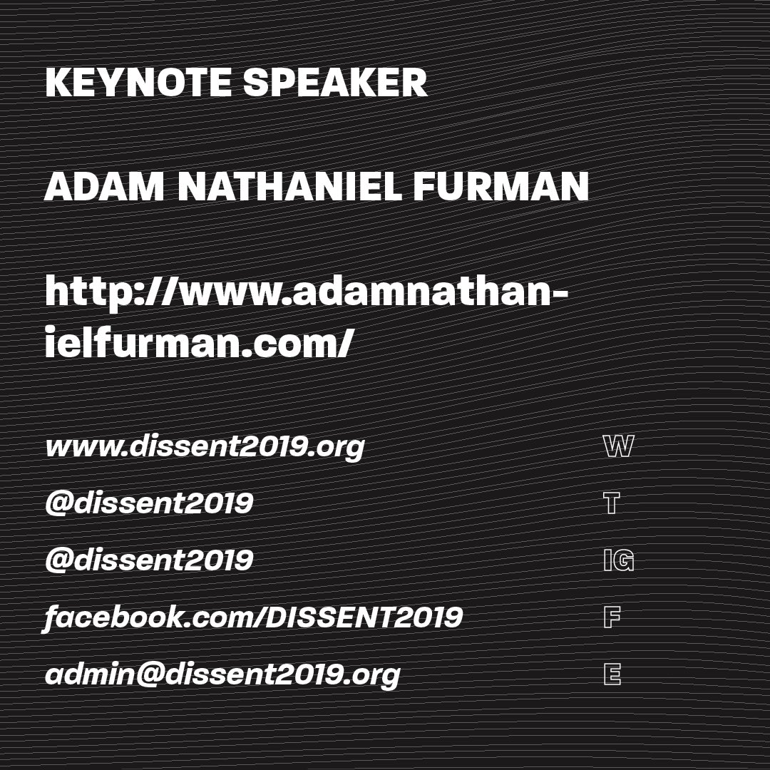 DISSENT2019's tweet photo. He’s an designer, a writer and an advocate of challenging the norm; through conversations about queerness, colour, art and architecture this Congress is gaining a really eccentric asset. We need to step up our meme game.. @Furmadamadam https://t.co/IgqeNLsjct