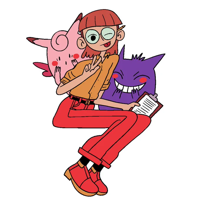 #rymesona 
I'd be a dream therapist with my clefable and gengar! 
We literally are the DREAM TEAM. Heheh ?? 