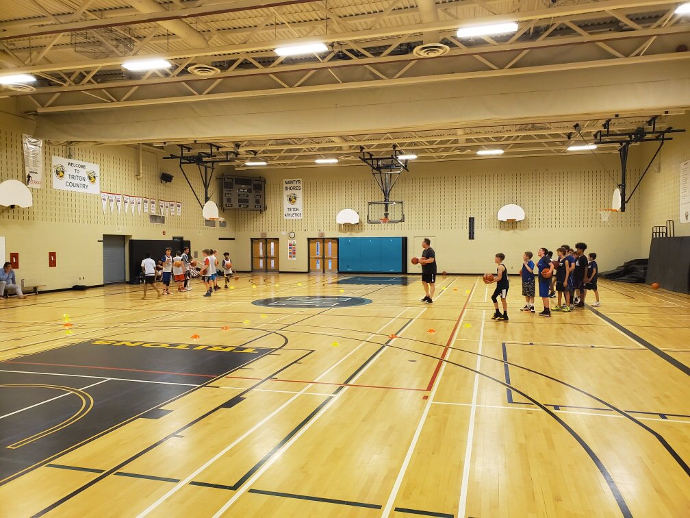 CoachGordN's tweet photo. The U12 OSDP South Simcoe group working hard tonight! @OBABBall #OSDP2019 https://t.co/dnGJ1kLqLU