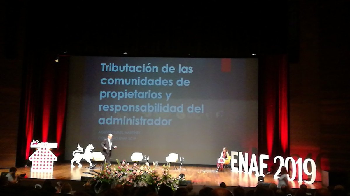 davidrenedo's tweet photo. Comenzamos la segunda ponencia de @ENAF2019 Después del gran Vicente Magro y el alquiler vacacional entramos en fiscalidad. https://t.co/op8DZnu2L3