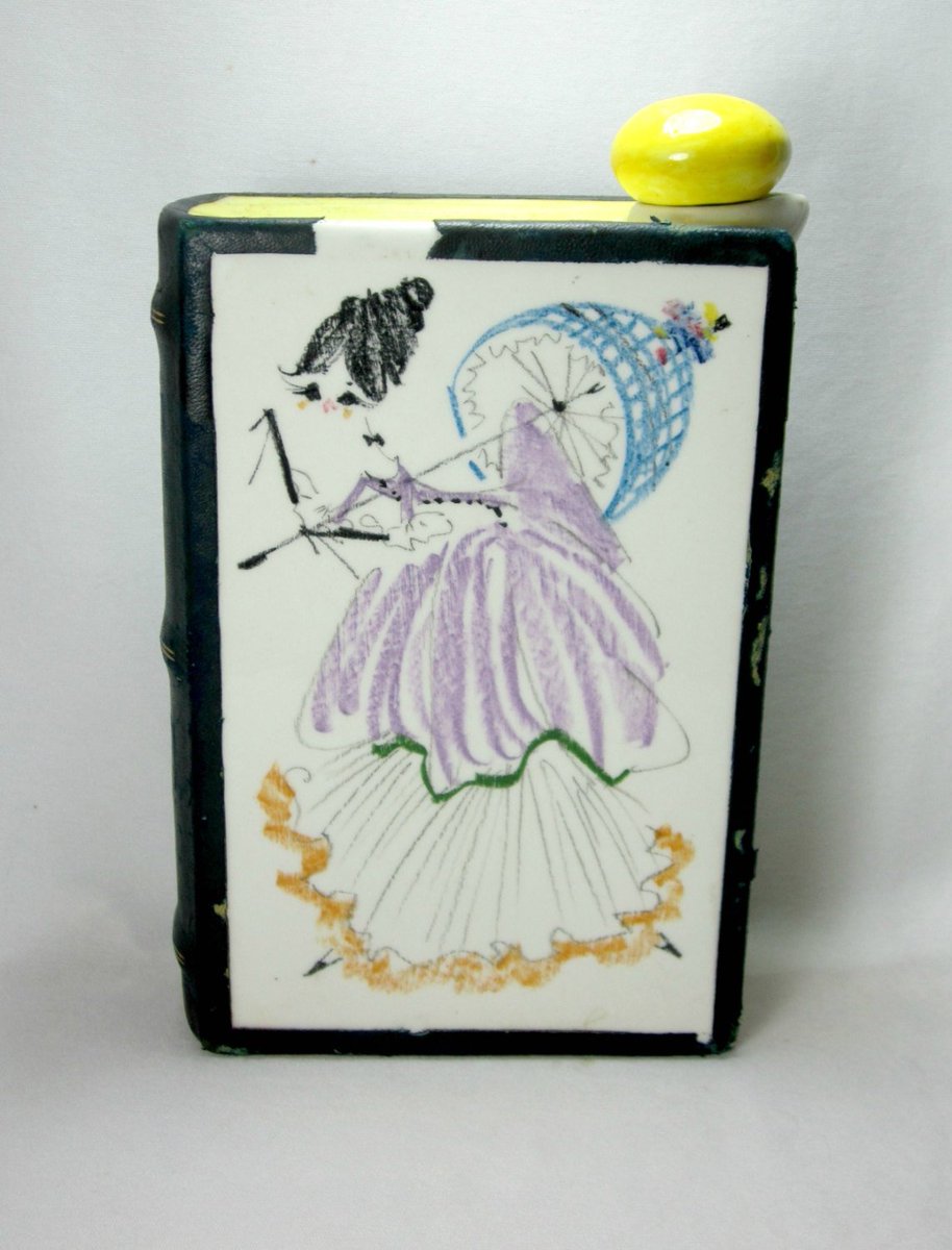 GOSHENPICKERS's tweet image. Whiskey Decanter Rye Book Shaped Bottle Made In Italy Porcelain Decanter Abstract Artwork Collectibles Vintage  #abstractartwork #madeitaly #italymade etsy.me/2hJshNW