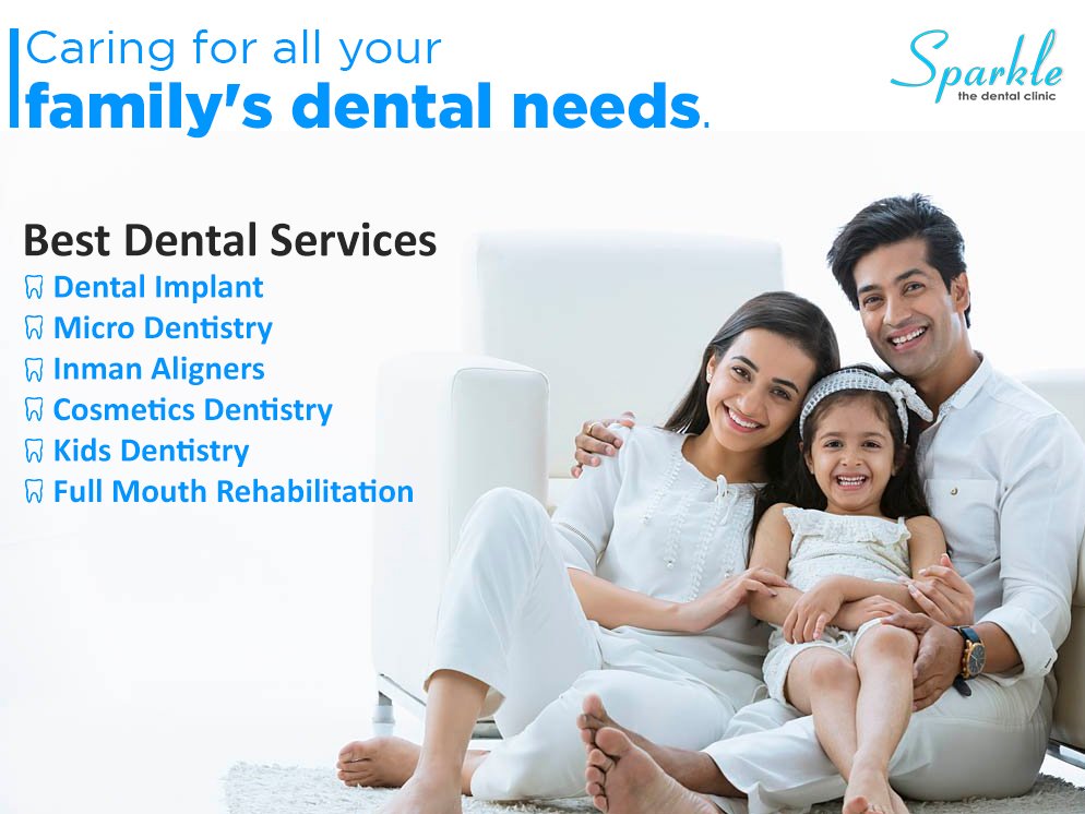 It can be quite tough to find a #dentist who can provide all the #dentalcare that your family needs.
With #Sparkle, The #DentalClinic offers solutions to the unique requirements of each of your #family members.
Call For An Appointment: 9730987134
Website: sparkledentalclinic.com