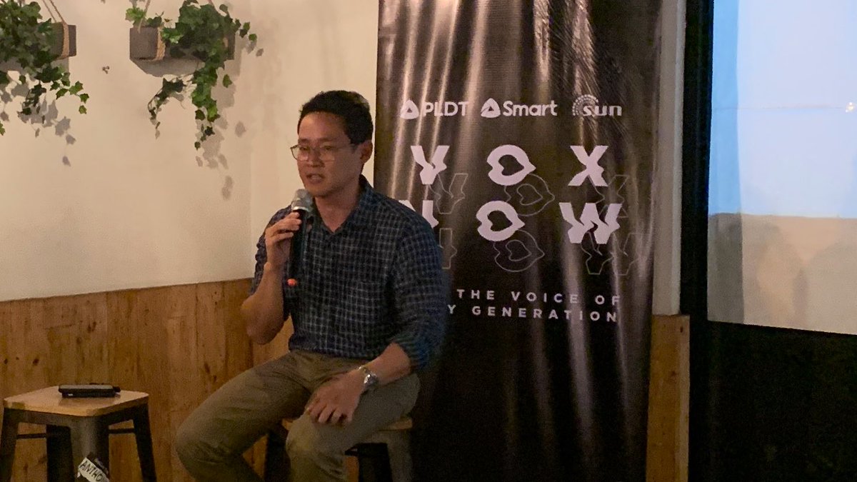pldt's tweet photo. Atty. @iamchrislao: My greatest learning is that you only need affirmation from yourself, not from other people. You need to branch out. Don’t ever be trapped by what others require of you. #VoxNowTalks https://t.co/KVv89R52UC