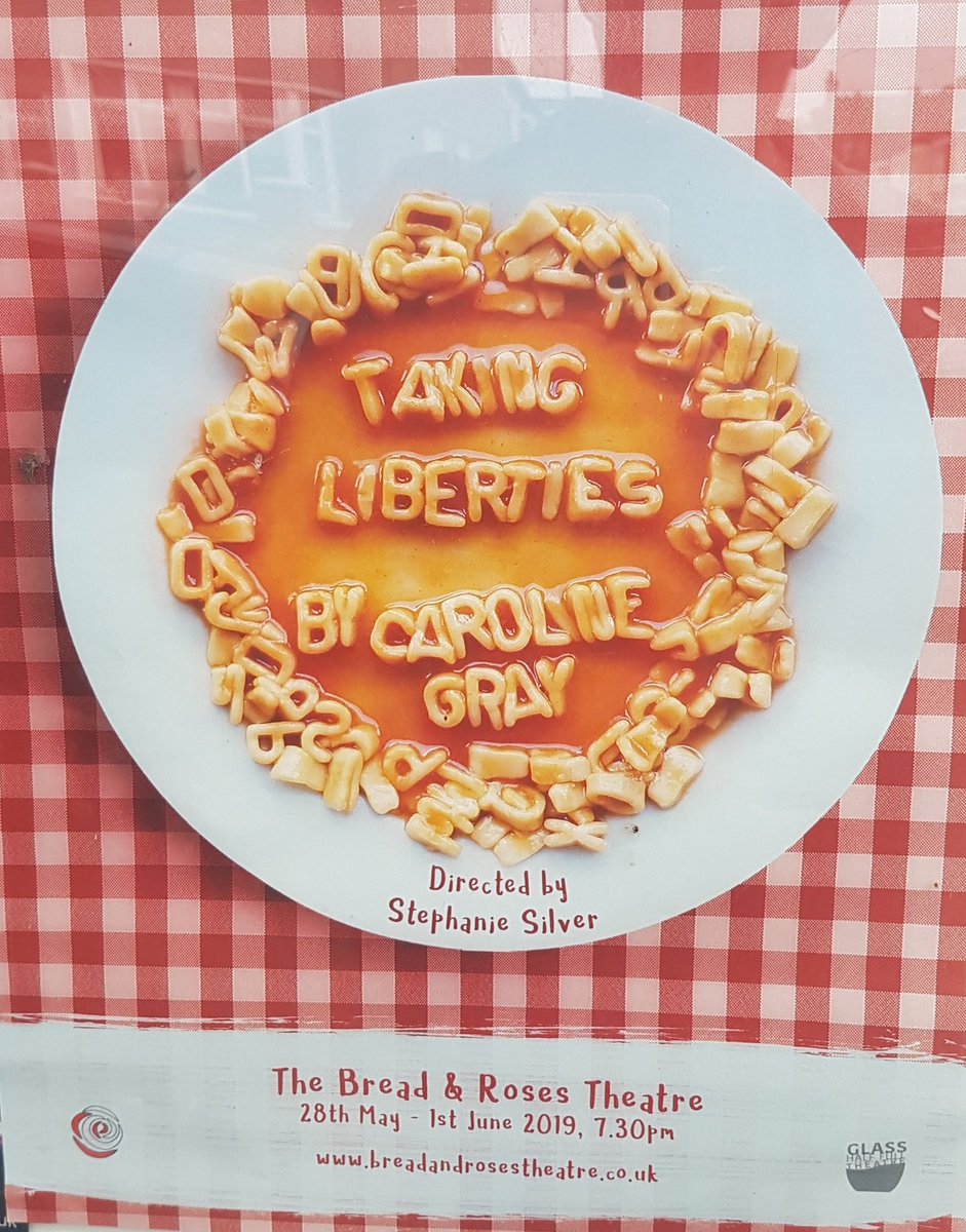 A delayed reaction, but @GHalfFTheatre's #TakingLiberties at <a href="/BreadandRosesTC/">The Bread & Roses Theatre</a> was a treat. Funny, engaging and realistic with an impressive and energetic performance by <a href="/CarolineGray080/">Caroline Gray</a>, and I swear the soundtrack was taken from my Spotify playlist 😂