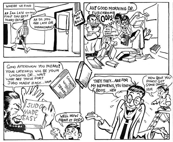 terebifunhouse's tweet photo. every once in a while I come across a Stupid Comic that nudges the line of what I consider acceptable in terms of cheap, lazy stereotyping in the name of "humor." This is one of those. I give you: The Nuclear Spawned Martial Arts Frogs. #stupidcomics   https://t.co/ust6XpFBXn https://t.co/BCV5ebDvyP