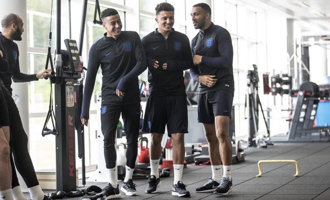 Good weeks training with @england 💪🏾🥵 all in the tank ready for the #NationsLeague