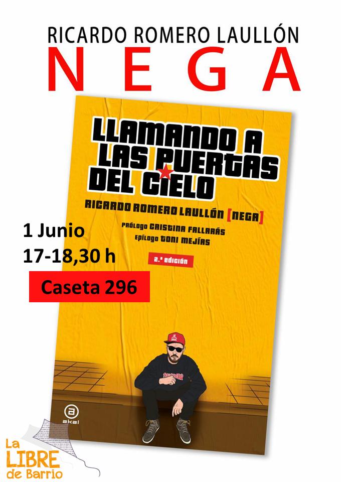marirobidani's tweet photo. El sábado ,@LaLibredeBarrio estará con  @Nega_Maiz
📚Estará firmando -Llamando a las puertas del cielo- de 17-18.30 h.

"No queremos las sobras, ni pequeños destellos. Queremos todo lo que es bello"🎶

#FLM19 #LaLibre296 https://t.co/FfFzyuWjXL https://t.co/DAgmaM47Lu