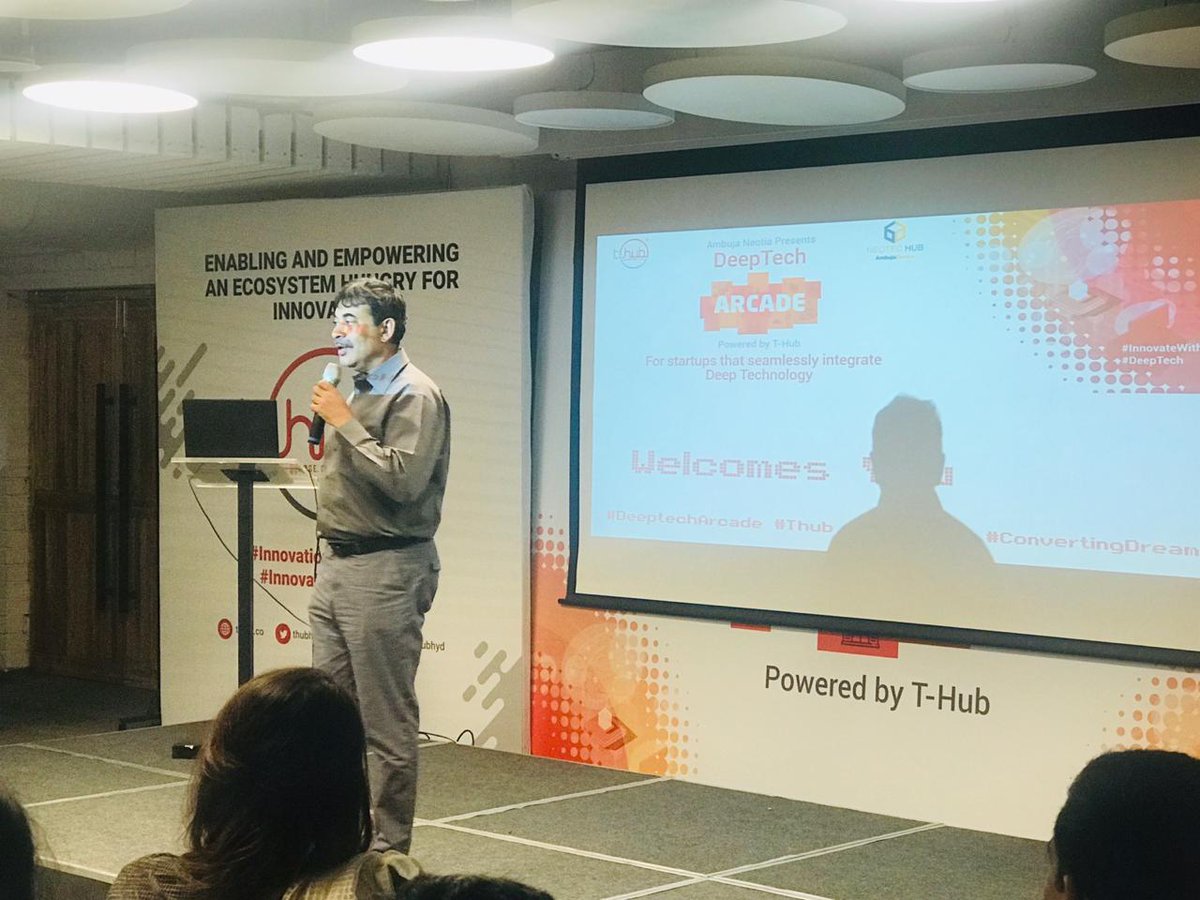 THubHyd's tweet photo. @jayesh_ranjan, in his keynote mentioned how #THub is fueling the DeepTech engine & helping build an #InnovationEcosystem. He also highlighted our partnership with @Neotechub_.
#ArcadeSeries #InnovateWithTHub #InnovationEcosystem #NeotecHub #ConvertingDreams https://t.co/brrLwXssBR