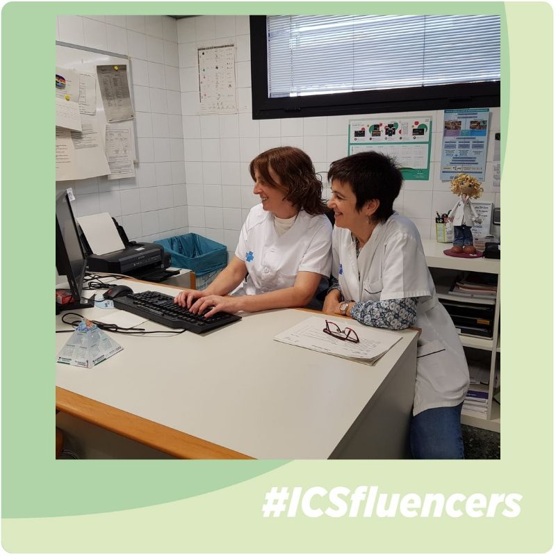 icscat's tweet photo. @NuriaBeguer @icsebre @BeatrizSatu #ICSfluencers @NuriaBeguer: "Amb el programa Pacient Expert empoderem als pacients en l'autocura incrementant els seus coneixements i habilitats." #CAPElTemple @icsebre #PacientExpert #S8NB https://t.co/elsO7Xceo4
