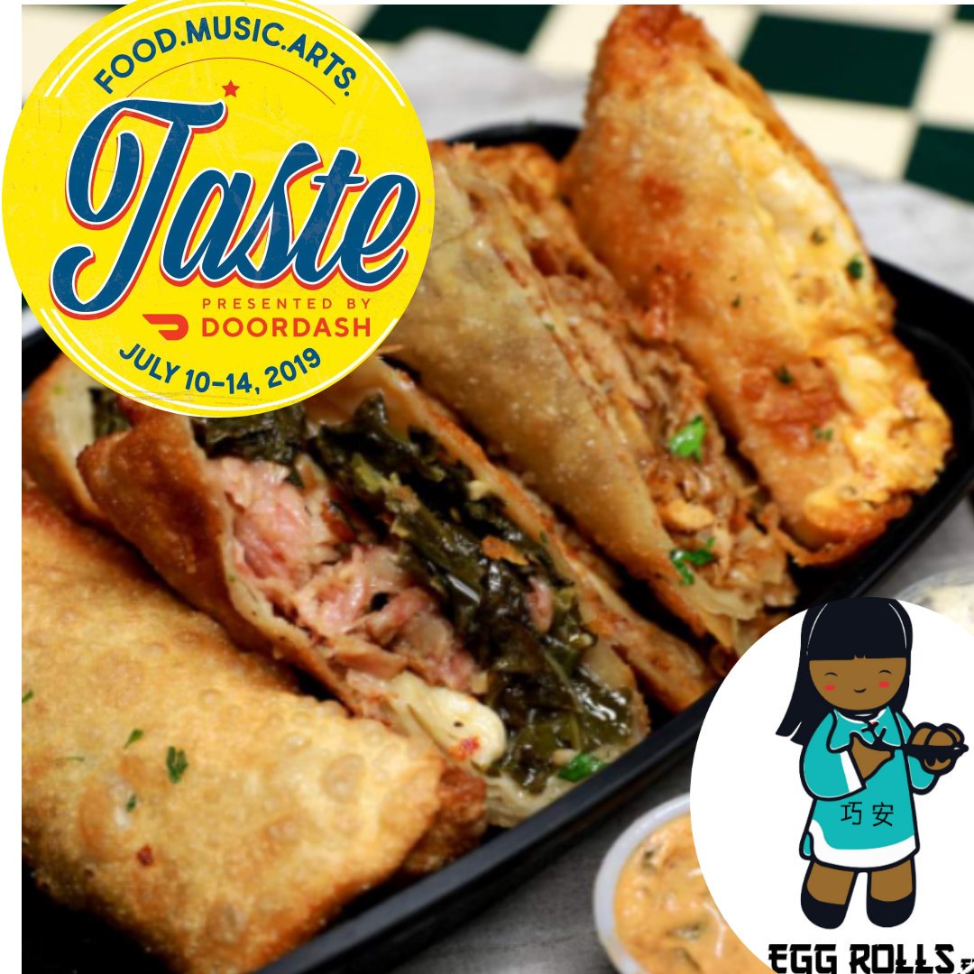 etc_egg's tweet image. Egg Rolls Etc is proud to reintroduce the collard green egg Roll to the Taste of Chicago Thursday July11th but this time with succulent smoked turkey!
Ask for a "Gert's " which is named after my late grandmother Gertrude!
@IlliniRestAssoc @WGNNews @WindyCityLIVE @valwarnertv