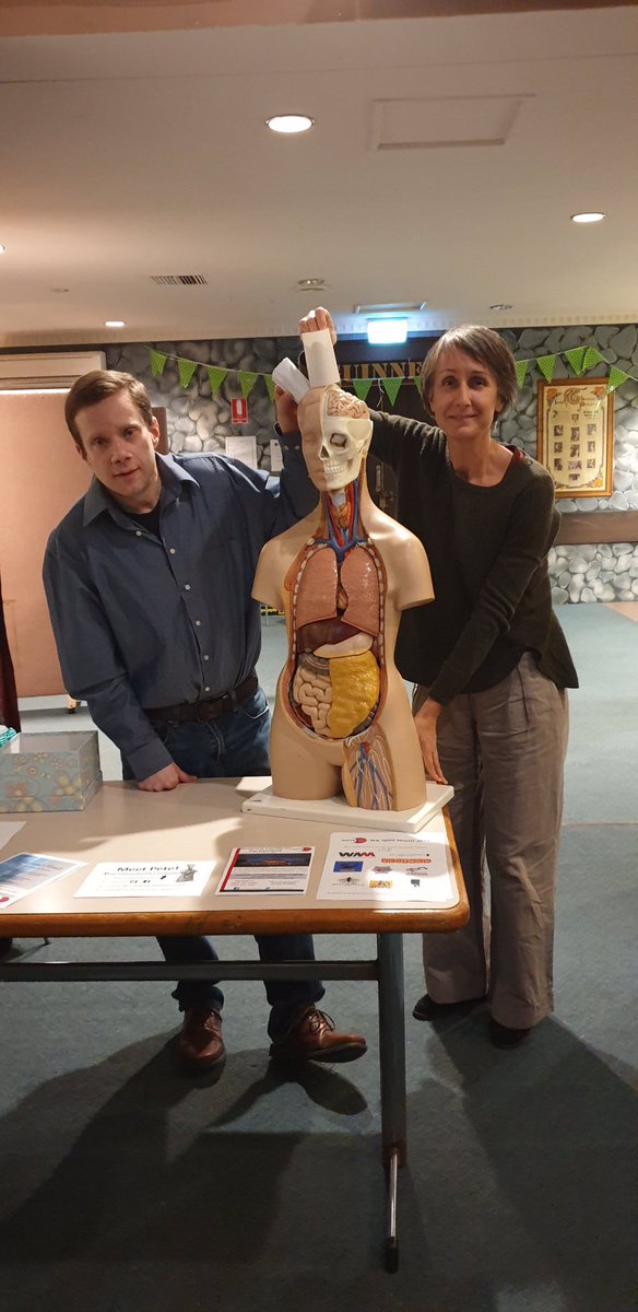 DrPaulCroarkin's tweet photo. Quiz night with the Rodger lab. We need likes! Please help. @theASMR1 #ASMRquizWA @FrankMacMaster @ClinicalTMS @BheditaSeewoo @uwanews @UWAresearch #perroninstitute https://t.co/RhLz5oGFoI